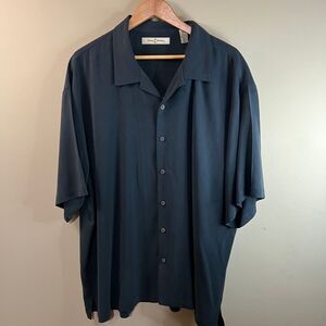 Tommy Bahama Dark Blue Casual Button Down Shirt